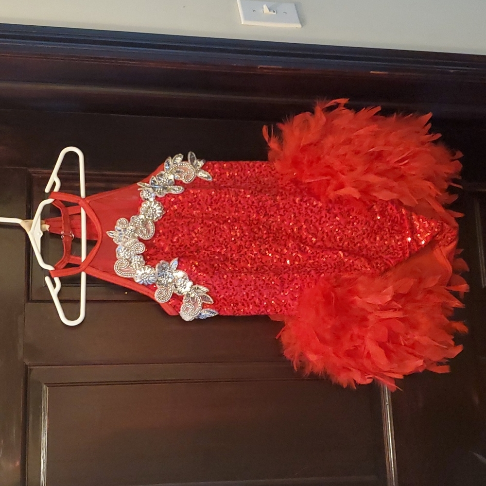 Girls Classy Jazz Costume w/ Sleeves